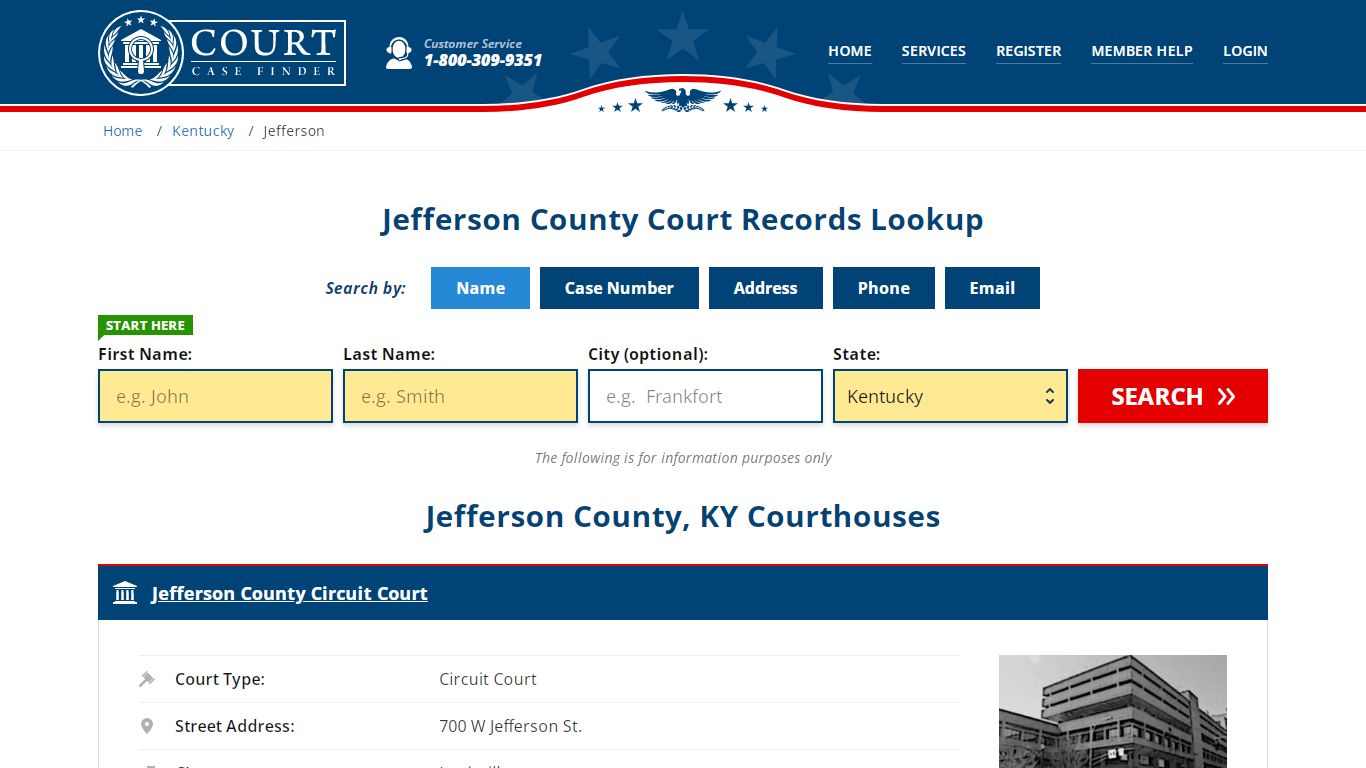 Jefferson County Court Records | KY Case Lookup